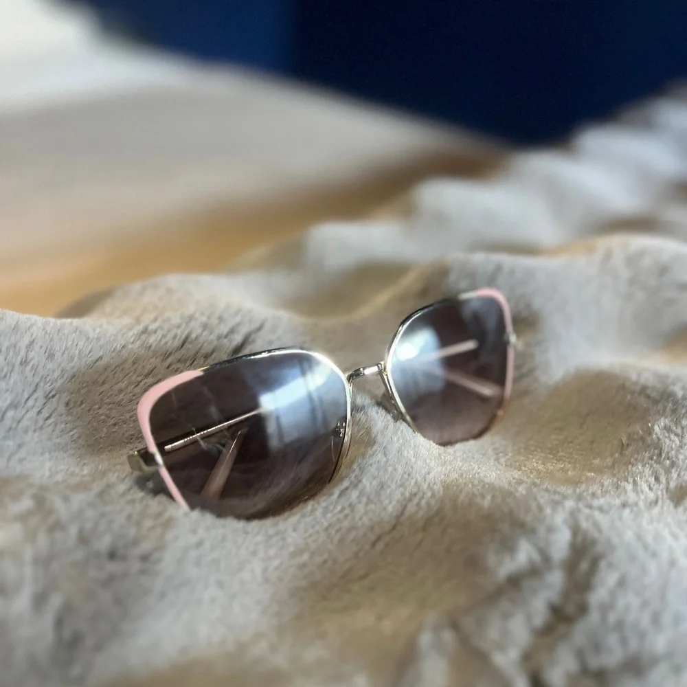 Prada Pink and Black Cat-Eye Sunglasses - Picture 4 of 5